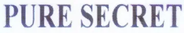 PURE SECRET trademark logo