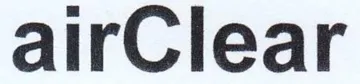 airClear trademark logo