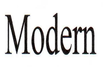 Modern trademark logo
