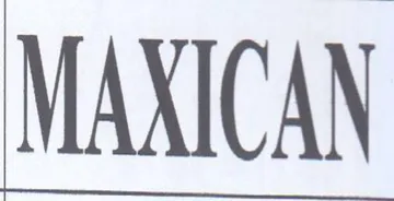 MAXICAN trademark logo