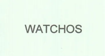 WATCHOS trademark logo
