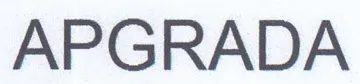 APGRADA trademark logo