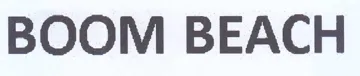 BOOM BEACH trademark logo