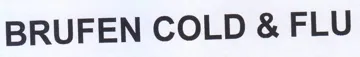 BRUFEN COLD & FLU trademark logo