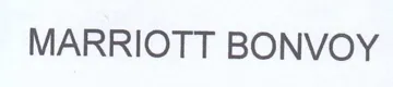 MARRIOTT BONVOY trademark logo