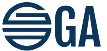 / اسم العلامة- ( GA مع شكل )