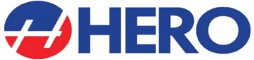 / اسم العلامة- ( HERO مع شكل )