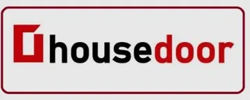 house door مع شكل trademark logo
