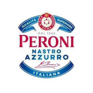 PERONI NASTRO AZZURRO مع شكل trademark logo