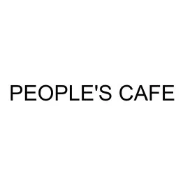 PEOPLE'S CAFE trademark logo
