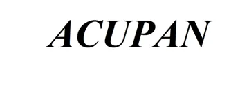ACUPAN trademark logo