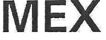 MEX trademark logo