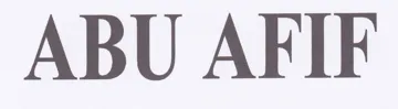 ABU AFIF trademark logo