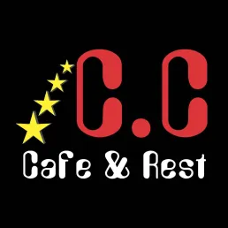 C.C Café & Rest trademark logo