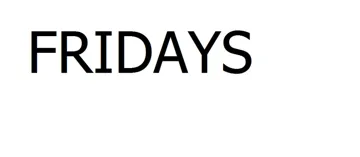 FRIDAYS trademark logo