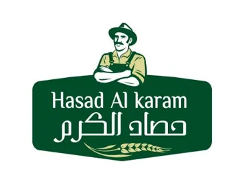 ( حصاد الکرمHasad Al Karam ) . مع الشکل trademark logo