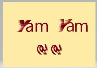 ( یم یمYam Yam ) .مع الشكل