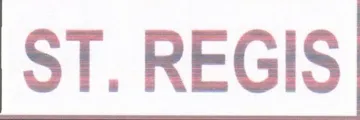 ST.REGIS trademark logo