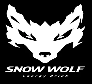 SNOW WOLF Energy Drink trademark logo