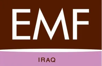 EMF IRAQ trademark logo
