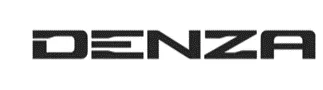( DENZA ) . مع الشکل trademark logo