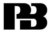( PB ) . مع الشکل trademark logo