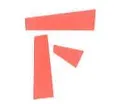 (F ) . مع الشکل trademark logo