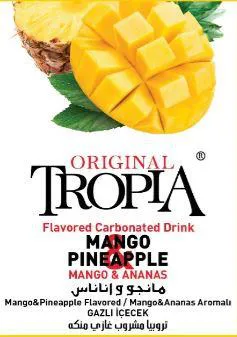 ( ORIGNAL TROPIA MANGO & PINEAPPLE ) . مع شكل trademark logo