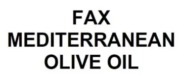 Fax MEDITERRANEAN OLIVE OIL