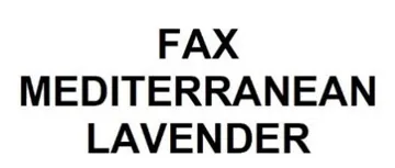 Fax MEDITERRANEAN LAVENDER
