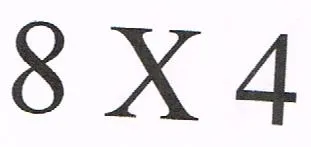 8X4