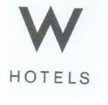 W HOTELS trademark logo