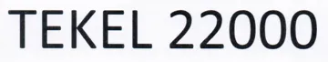 TEKEL 22000 trademark logo