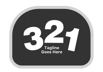 321 Tagline Goes Here trademark logo