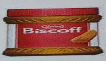 ( Biscoff ) . مع الشكل trademark logo