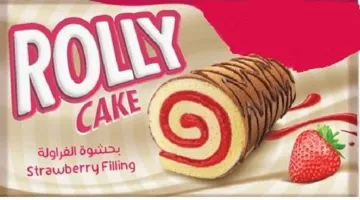 ROLLY CAKE trademark logo