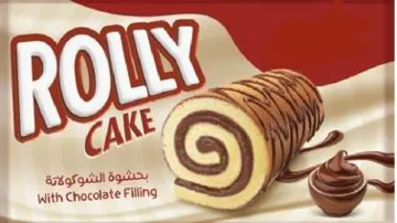 ROLLY CAKE trademark logo