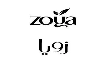 ( zoya زويا ) . مع الشكل trademark logo