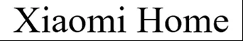 Xiaomi Home trademark logo