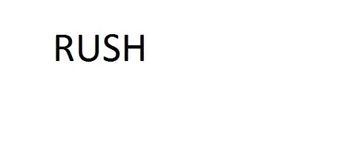 RUSH trademark logo