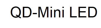 QD-Mini LED trademark logo