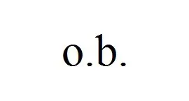 ob trademark logo
