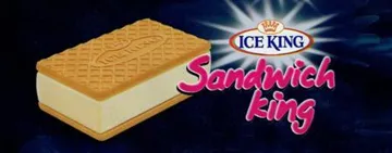 مع الشكلICE KING Sandwich king trademark logo