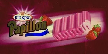 مع الشكلICE KING Papillon trademark logo