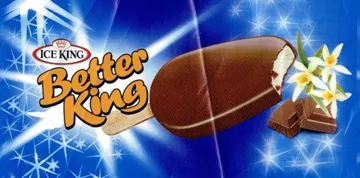 مع الشكلICE KING Better king trademark logo