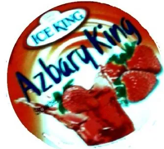 ( مع الشكلICE KING Azbary king trademark logo