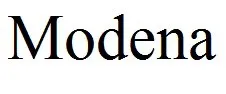 Modena trademark logo