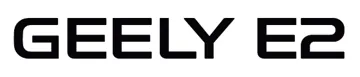 GEELY E2 (مع الشكل trademark logo